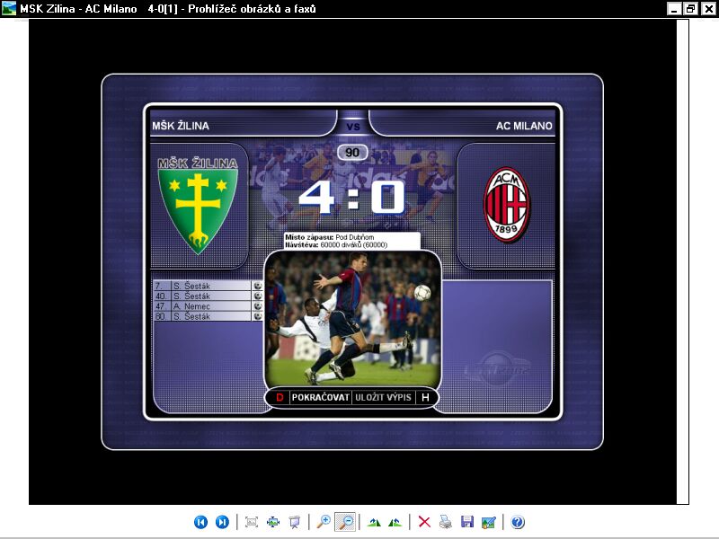 MSK Zilina - AC Milano 4-0 Chester.jpg